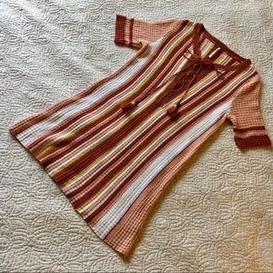 Free People Crochet Mini Dress